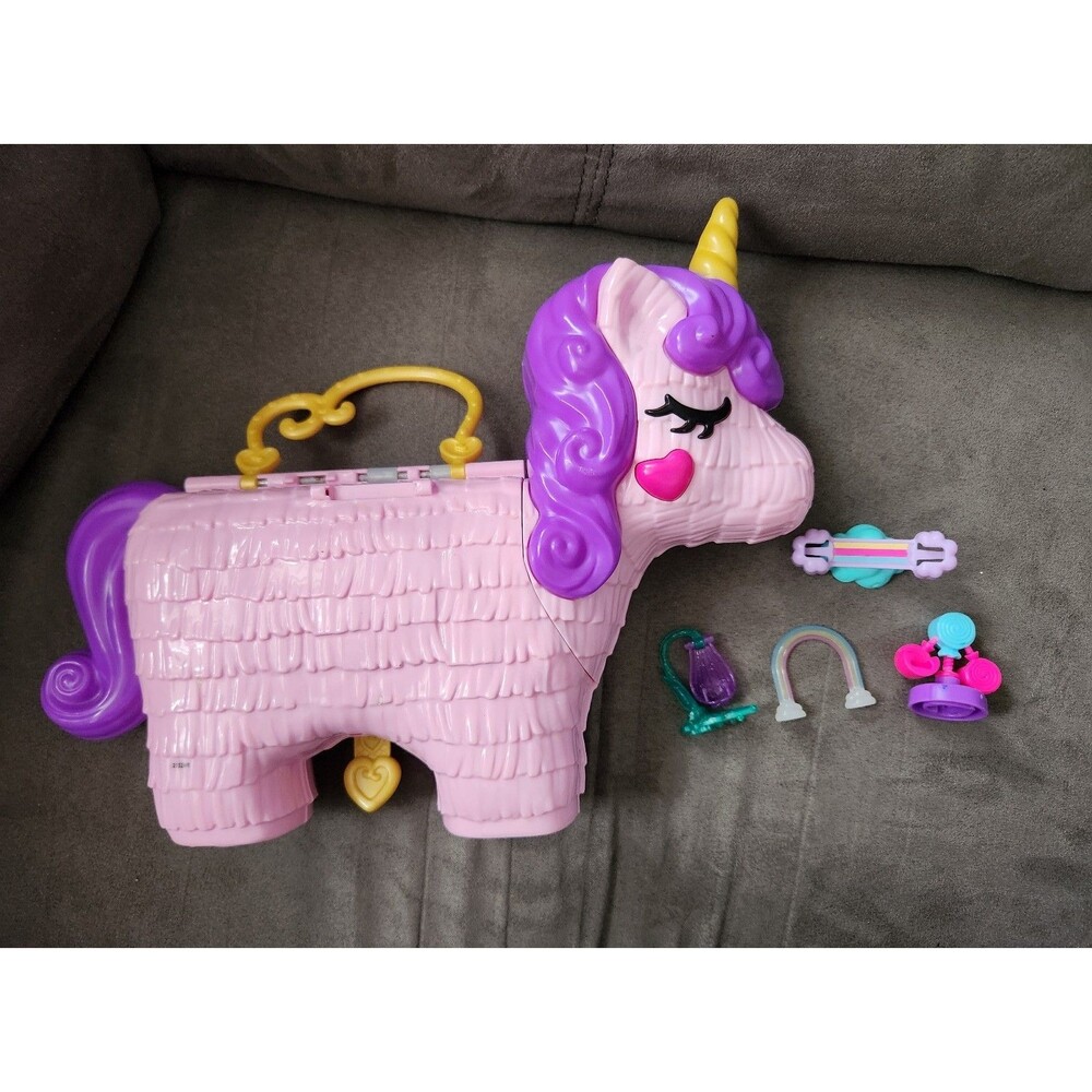 2019 Polly Pocket Unicorn Party purse compact